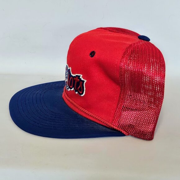 VTG 80 s New England Patriots Mesh Sports Specialties Trucker Hat NFL NWOT - Picture 7 of 7